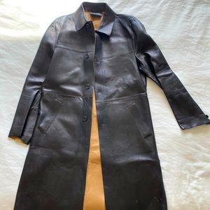 Beautiful Prada leather coat